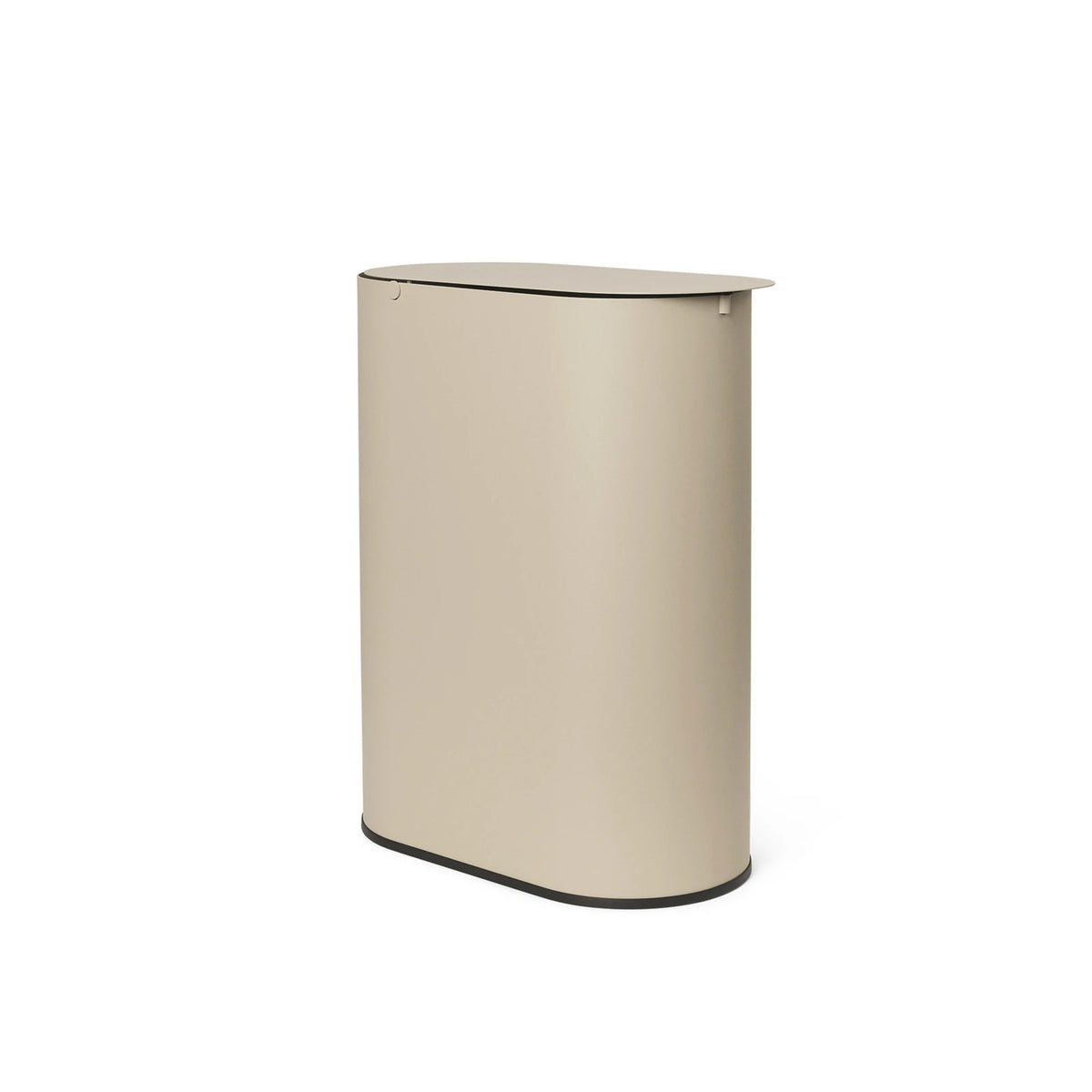 CAPSULE Oval Table — metal, side table, beige / sand